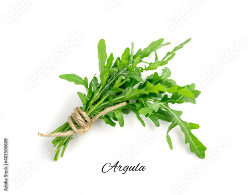 Arugula, Arugula, Ruccola Leaves, Rucola, Eruca or Roquette Salad