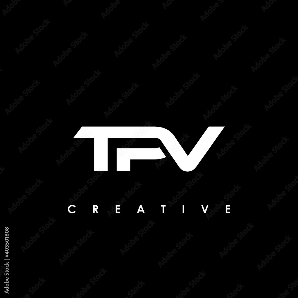 TPV Letter Initial Logo Design Template Vector Illustration TPV Letter Initial Logo Design Template Vector Illustration