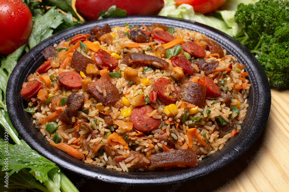 arroz con verduras arroz con verduras