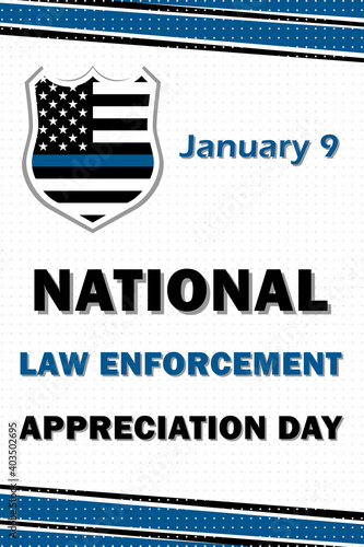 DAY OF APPLICATION OF NATIONAL LEGISLATION is traditionally celebrated on January 9, the Day of gratitude to law enforcement authorities and police.
