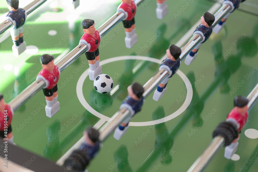 Tischfußballspiel, Tischkicker im Detail Tischfußballspiel, Tischkicker im Detail
