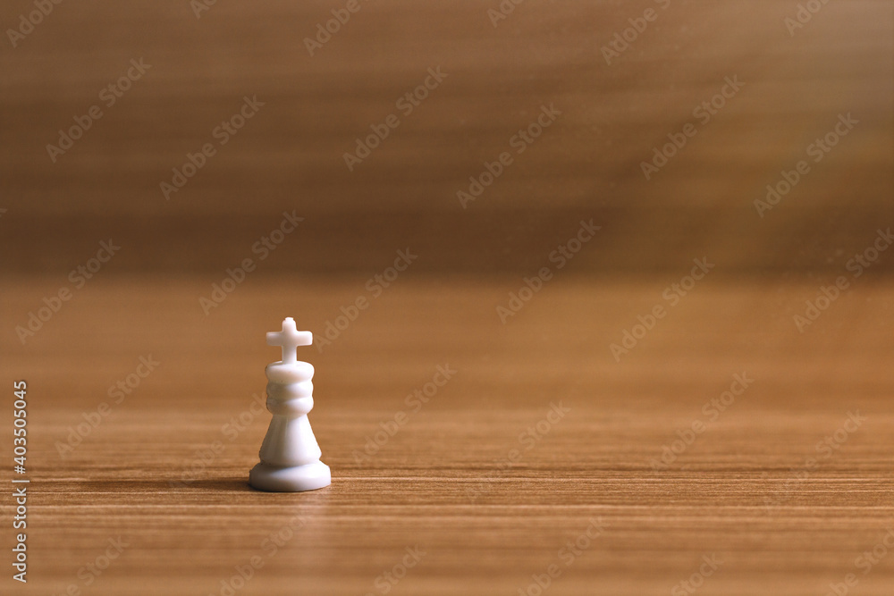 Fotografia do Stock: bispo claro branca Peça de Jogo de Xadrez 3d Render  isolado fundo branco