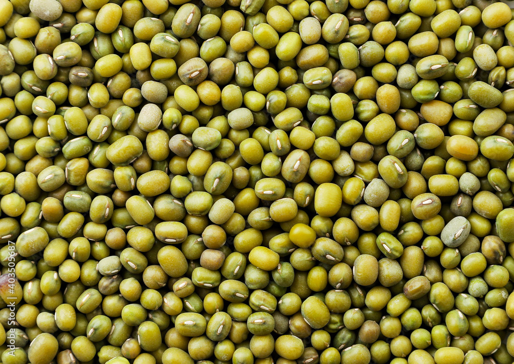 Mung bean background. The view from top Mung bean background. The view from top