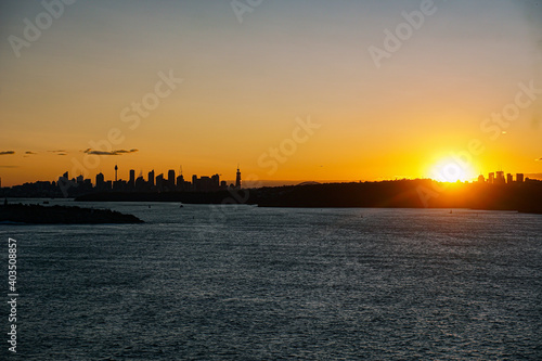 Scenic Sunset over Sydney's skyline © Vincent