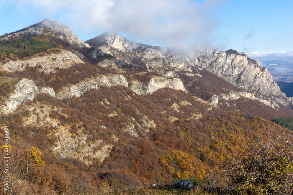 Landscape of Balkan Mountains and Vratsata pass, Bulgaria