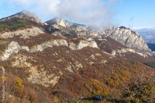 Landscape of Balkan Mountains and Vratsata pass  Bulgaria