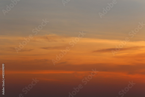 Sky and clouds after sunset,twilight sky background. © meepoohyaphoto