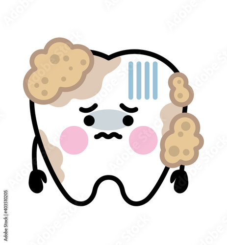 歯 キャラクター 食べカス