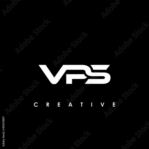 VPS Letter Initial Logo Design Template Vector Illustration