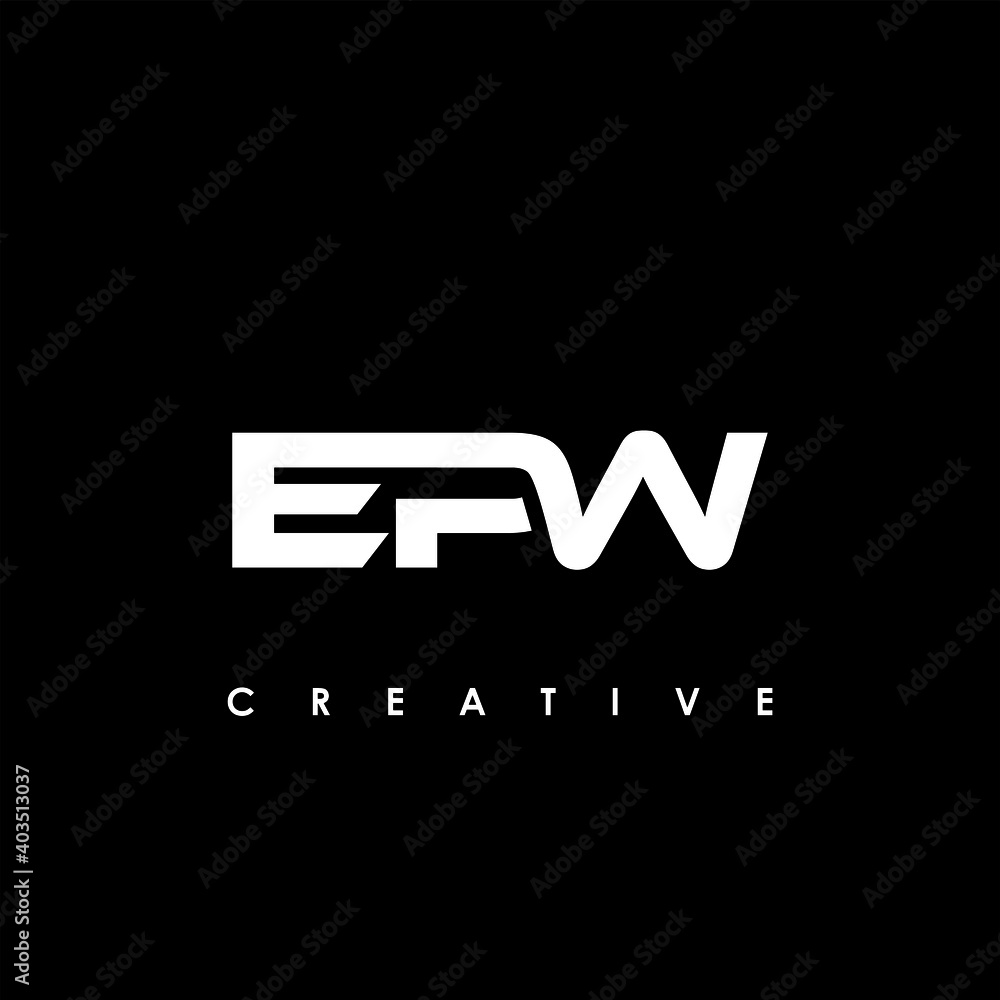 EPW Letter Initial Logo Design Template Vector Illustration EPW Letter Initial Logo Design Template Vector Illustration