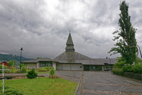 Norwegen - Norheimsund - Kirche photo