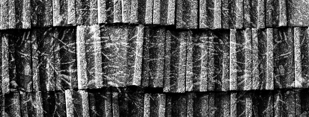 texture of dark grey concrete block with wood tree material architecture banner background texture of dark grey concrete block with wood tree material architecture banner background