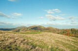 Malvern hills in the summertime of England.