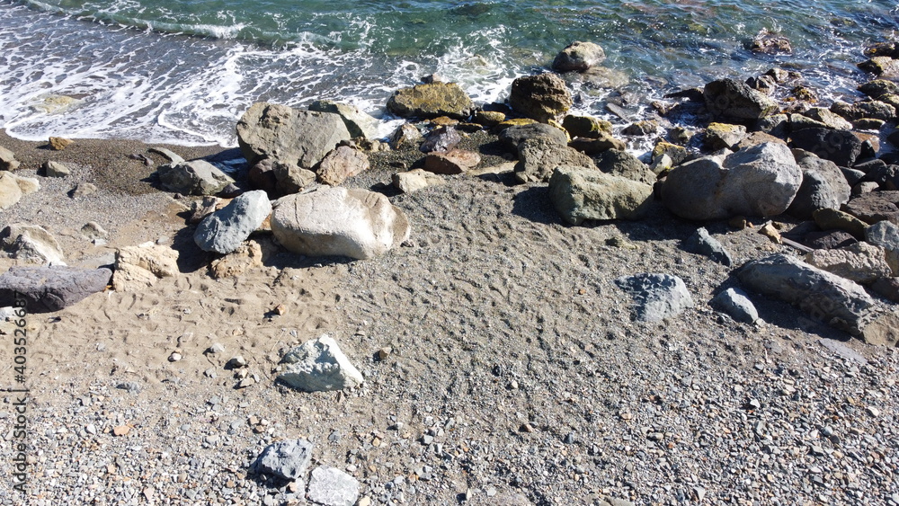 Obraz premium Naturaleza, Mar, Playa, Rustico.