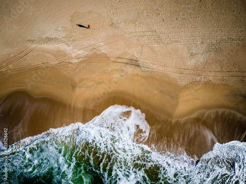 Aerial of Asbury Park, New Jersey  photo