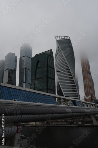 Magnificent Moscow City in Russia - skyscrapers