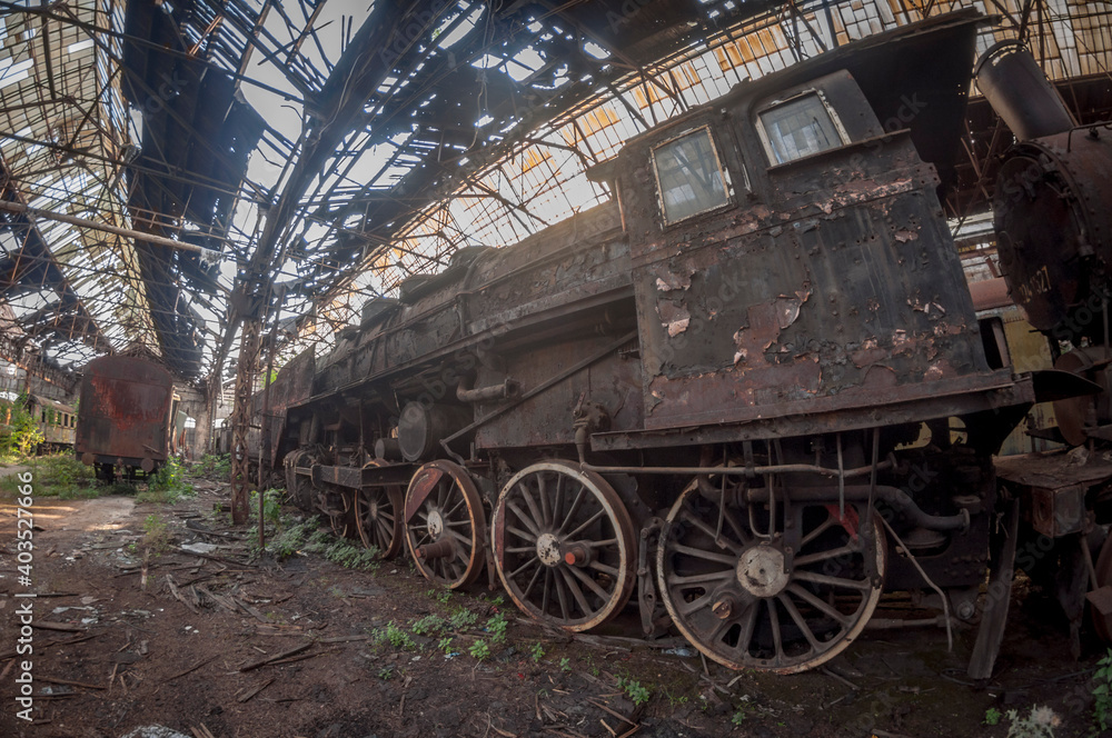 Abandoned Red Star Train Graveyard in Budapest, Urbex Hungary