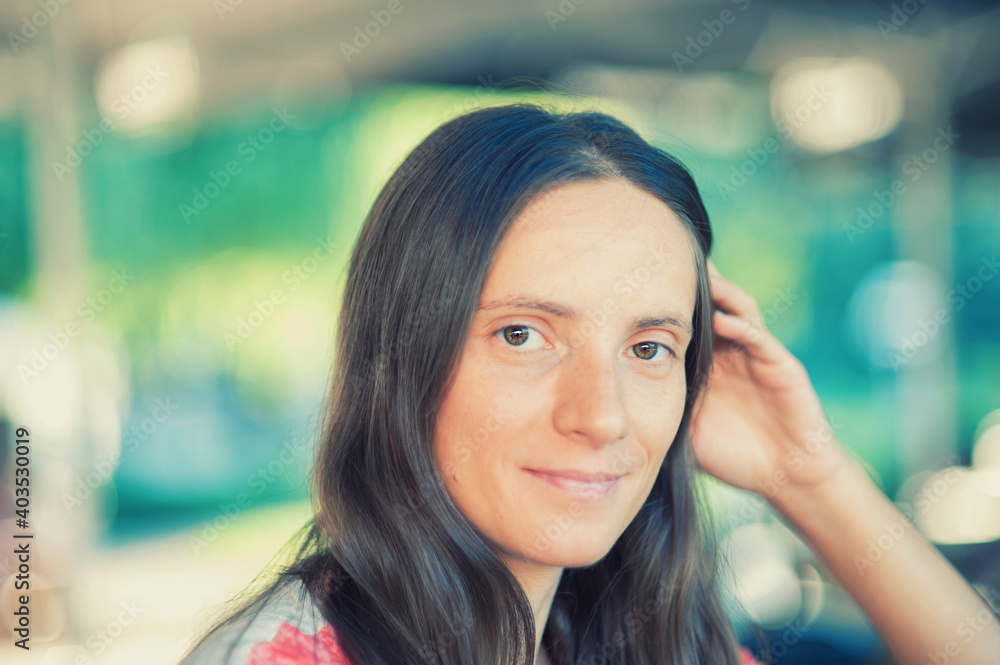 Portrait of a beautiful young woman Portrait of a beautiful young woman