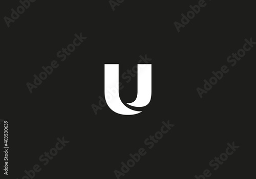 Letter U logo design . modern Letter U logo . vector illustration