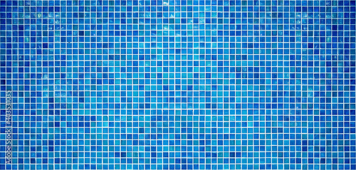 Blue tiles wall texture