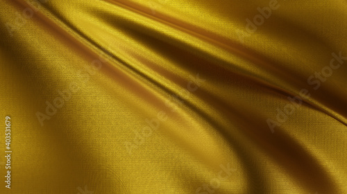 Gold fabric thread texture background