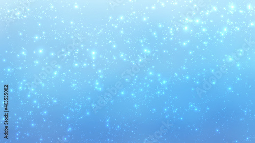 水色の抽象的なキラキラ背景イメージ素材