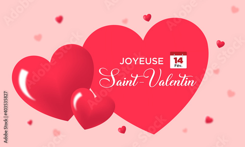 joyeuse Saint-Valentin french