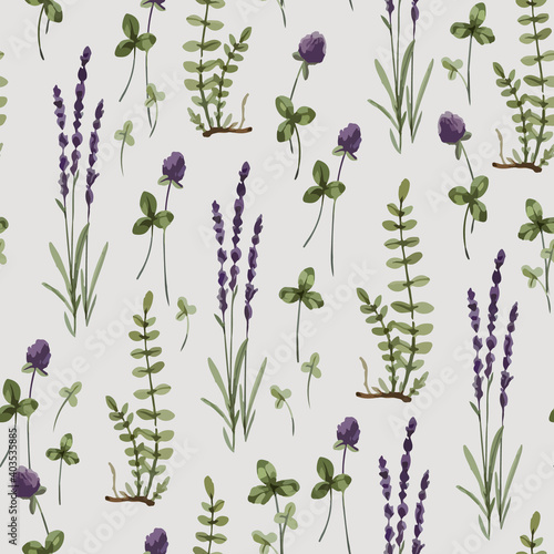 Wildflowers pattern