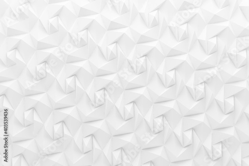 Fototapeta Naklejka Na Ścianę i Meble -  white light 3d graphics background illustration pattern. abstract blank with copy space.