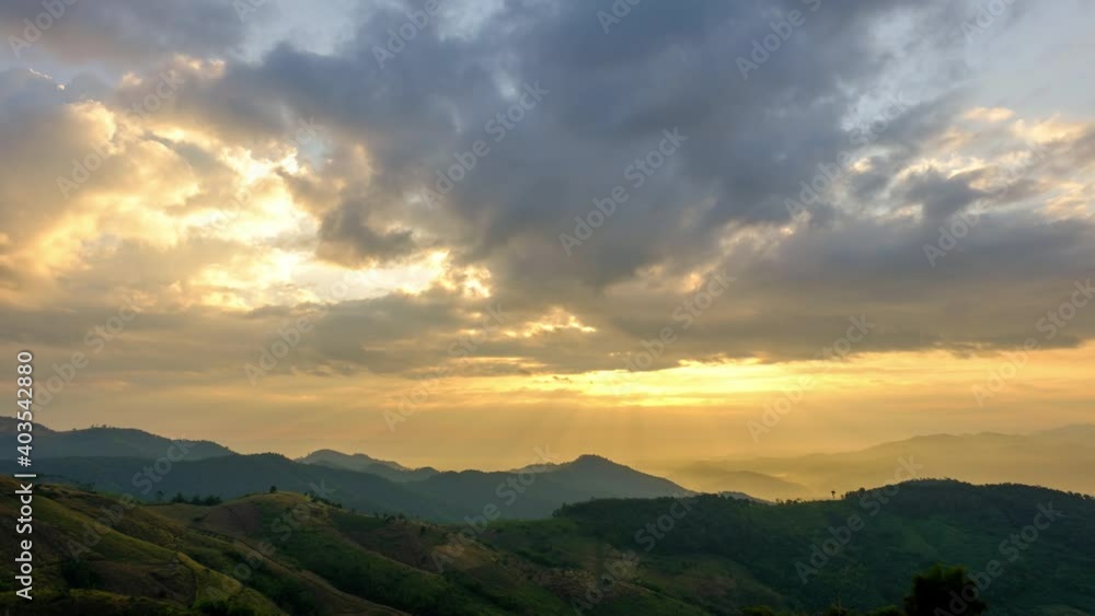 time lapse 4k video landscape the sunset and sky in Thailand time lapse 4k video landscape the sunset and sky in Thailand