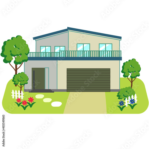 庭付き一戸建て住宅
