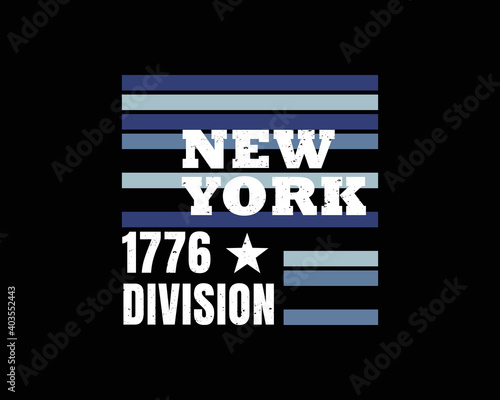 Typographic, newyork graphic vector illustration, perfect for the design of t-shirts, clothing, hoodies, etc.