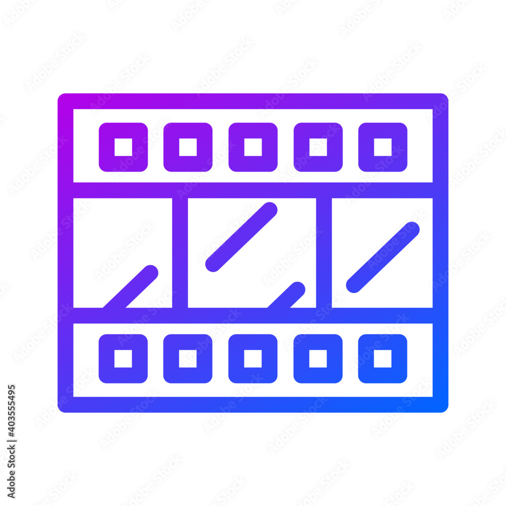 Film icon vector Film icon vector