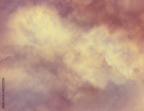 Color sky with clouds background