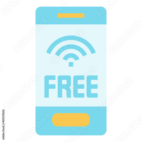 Free wifi icon for web element , webpage, application, card, printing, social media, posts etc.