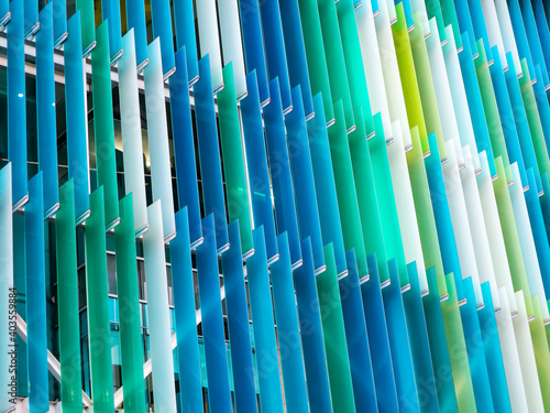 decorate acrylic plastic sheet interior colorful white blue aqua