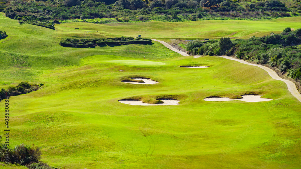 Naklejka premium Golf course in Spain
