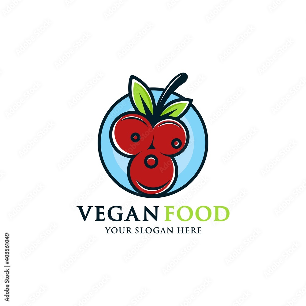 Healthy Organic eco vegetarian food Logo design vector template. Ecology Health eco Organic Logo fresh from farm vegetables Logotype concept icon.
