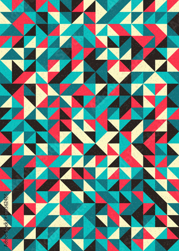 Abstract Geometric Pattern generative computational art illustration