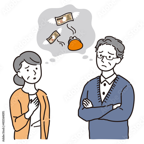 金欠に悩む老夫婦