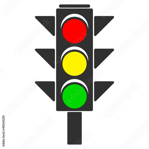 pedestrian traffic light colorful flat vector icon colorful flat vector icon isolated on white background