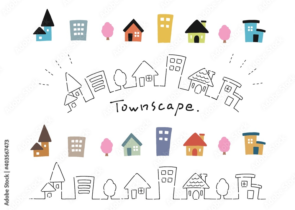 シンプルでかわいい北欧風町並みのイラスト素材 Stock Vector Adobe Stock シンプルでかわいい北欧風町並みのイラスト素材 Stock Vector Adobe Stock