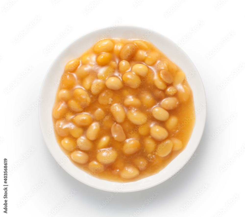 Soybean paste in a dish isolated on white background. Chinese food. Top view. Soybean paste in a dish isolated on white background. Chinese food. Top view.