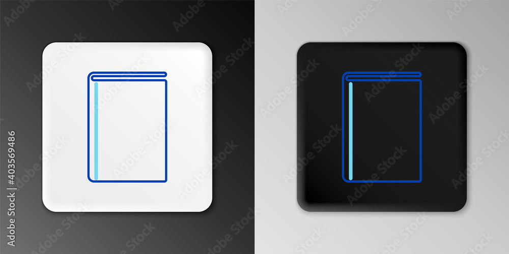 Line Book icon isolated on grey background. Colorful outline concept. Vector. Line Book icon isolated on grey background. Colorful outline concept. Vector.