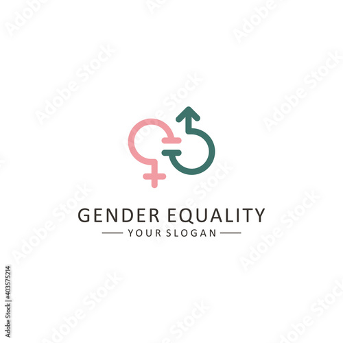 Vector symbol of gender equality