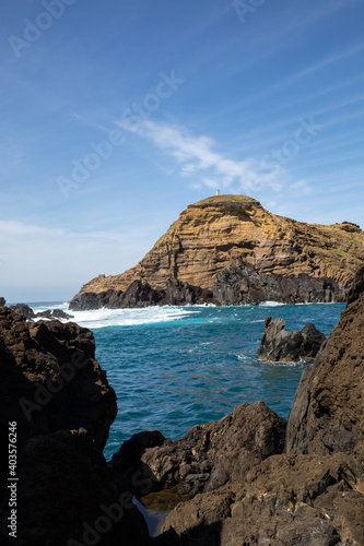 Coastline in Porto Moniz on Madeira Island. Portugal © wjarek