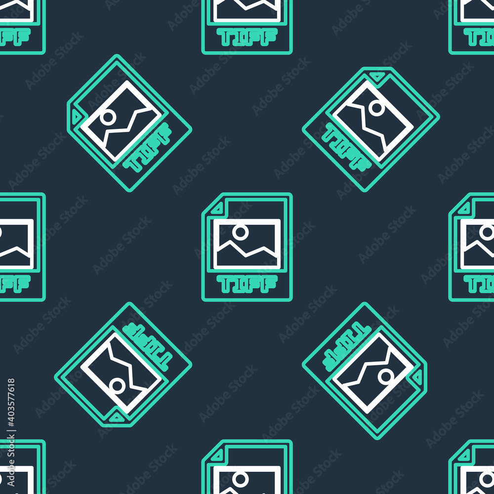 Line TIFF file document. Download tiff button icon isolated seamless pattern on black background. TIFF file symbol. Vector. Line TIFF file document. Download tiff button icon isolated seamless pattern on black background. TIFF file symbol. Vector.