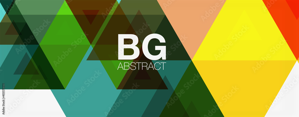 Mosaic triangle pattern abstract background for cover, banner, flyer and poster and other template Mosaic triangle pattern abstract background for cover, banner, flyer and poster and other template