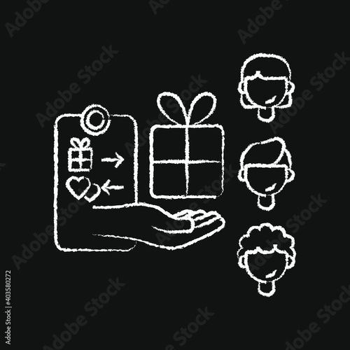 chalk icon, blogger and influencer