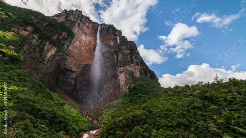 Timelapse of the Angel Falls in Venezuela